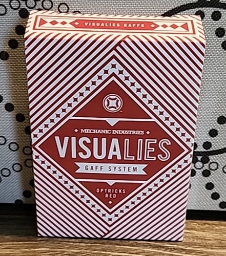 Visualies Gaff System Optricks Red Magic Card Deck by Mechanic Industries Ltd. - Picture 2 of 6