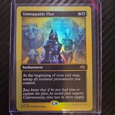 FOIL Unstoppable Plan - First Place - Aetherdrift - DFT MTG