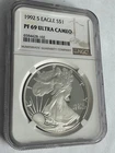 1992-S American Silver Eagle Proof  NGC PF69 UCAM Brown Label #102