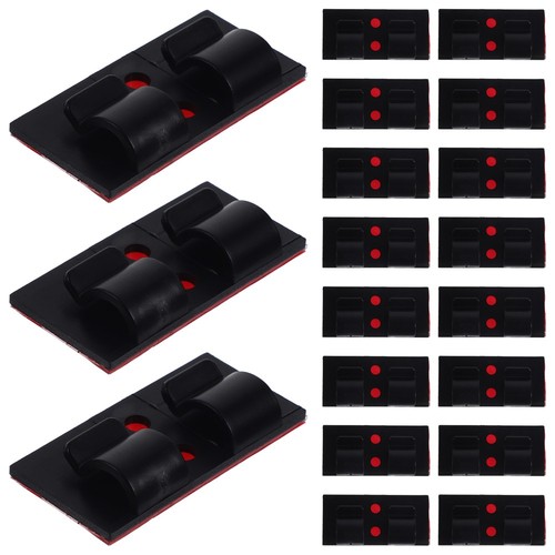 25 Pcs Self-adhesive Winder Office Cable Organizer Plastic Clips - Afbeelding 8 van 10