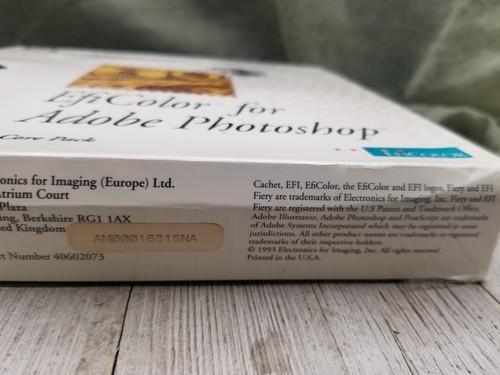 Vintage 1993 EFIColor EFI Color For Adobe Photoshop 2.0.1 Core Pack Mac OS - Picture 3 of 22