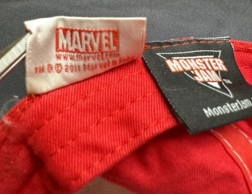 Iron Man Race Team Baseball Cap Hat Monster Jam Marvel Adjustable Motor Sports - Picture 8 of 13