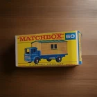 Matchbox Site Hut Truck Series No. 60 Made In England By Lesney Box Only Empty