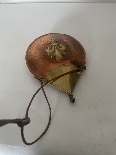 Copper & Brass Decorative Gun Powder Flask Militaria Display Re-enactment - Picture 8 of 9