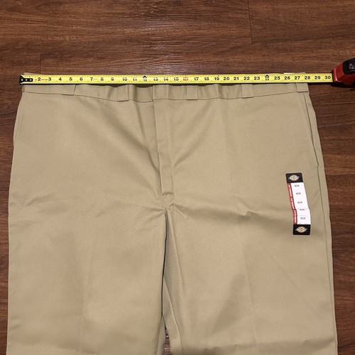 NUOVO Dickies 874 Pantalone da Lavoro Grande Alto 56x30 Beige - Foto 6 di 12