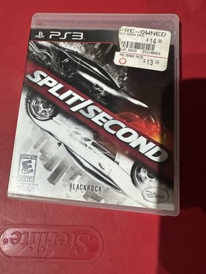 Split Second PS3 Disk And Case