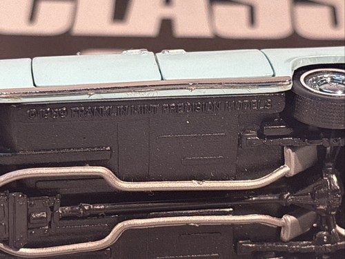 Franklin mint  1/43 / 1961 Lincoln Continental convertible with suicide door - Picture 15 of 24