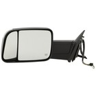 Tow Mirror For 2013 2018 Ram 2500 Driver Side Power Fold Heat Blind Spot Glass