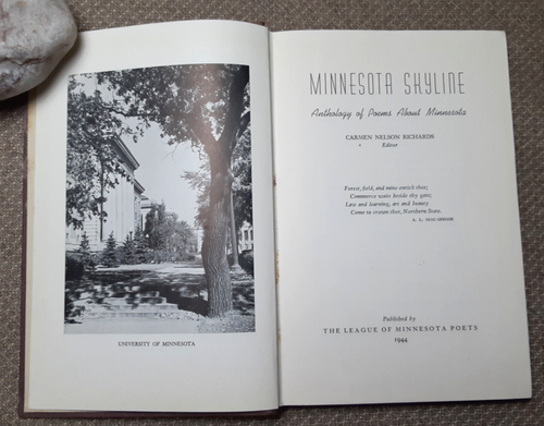 1945 MINNESOTA SKYLINE HC BOOK~Poem Anthology~MANY PHOTOS~Rochester/LAKE ITASCA - Picture 6 of 16