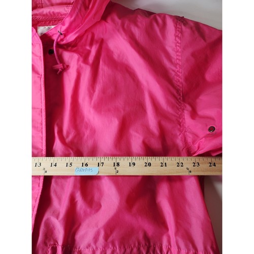PACIFIC TRAIL Pink Nylon Hooded Outdoor Active Rain Jacket SZ M - Picture 7 of 10