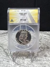 1962 Proof 66 Franklin Half Dollar Graded by ANACS