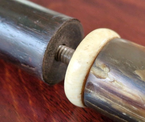 Vintage Gehstock Gehstock mit Horngriff Be von Palisander  - Bild 6 von 8