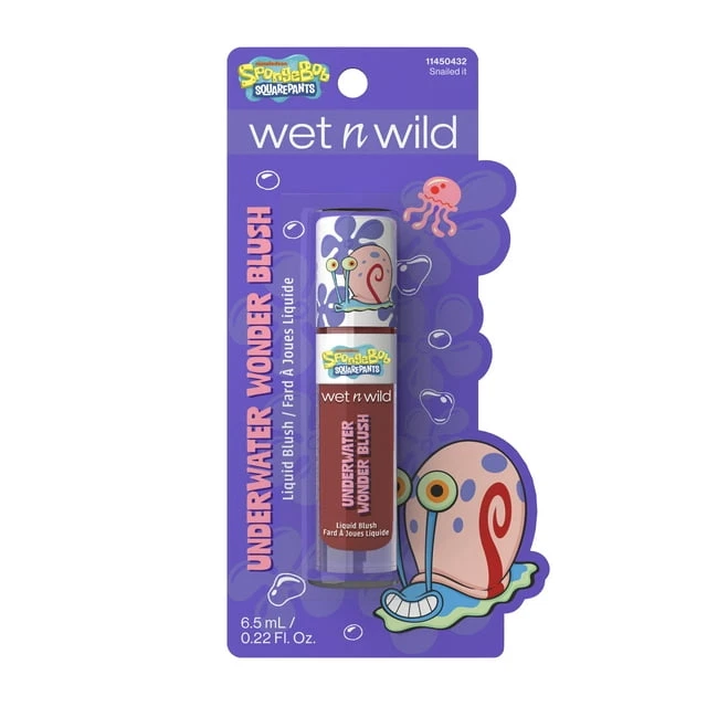 NEW 2 PK Wet N Wild SpongeBob Liquid Blush SpongeBob PerfSquare and Gary Snailed - Image 4 of 4