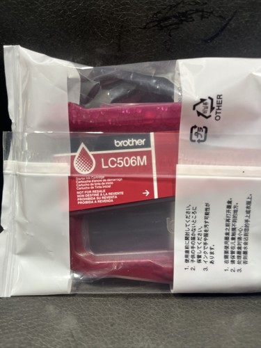 Cartucho de tinta magenta original Brother LC506M caducado 2027 (sin caja) - Imagen 2 de 3
