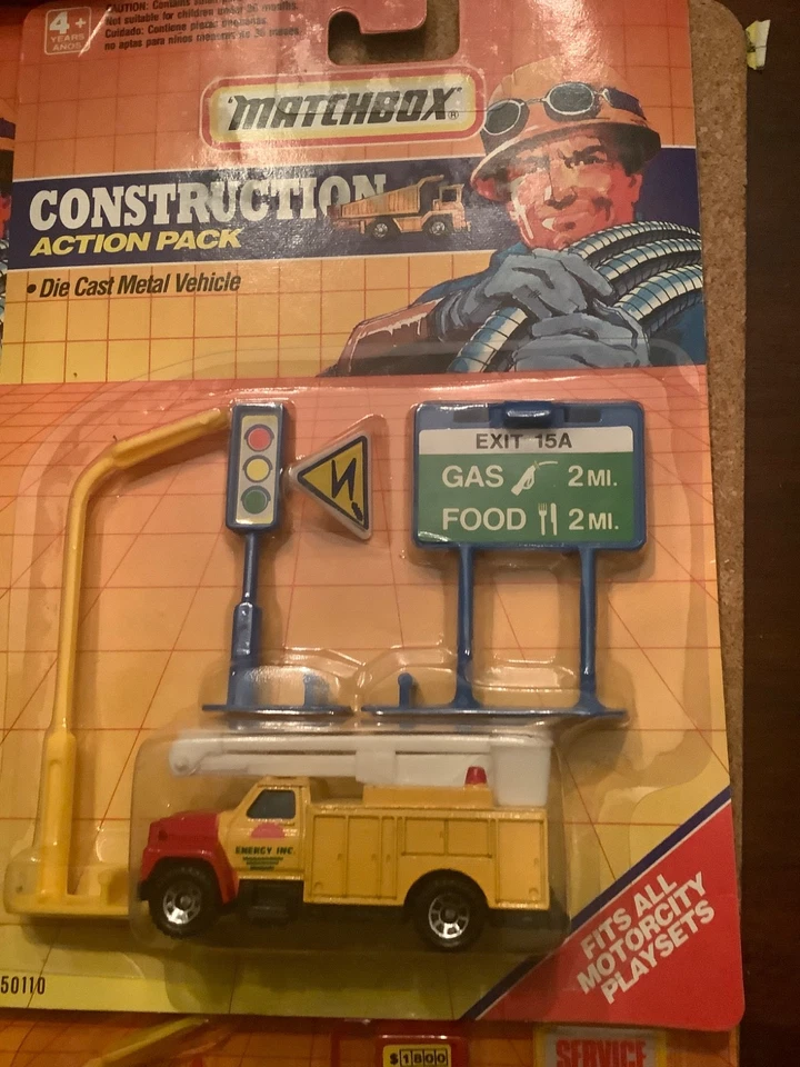 Matchbox 4 Action Packs Die Cast Vehicles Construction Motorcity - Image 3 of 4
