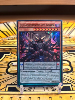 Yugioh D/D/D-Vergessenskönig Abyss Ragnarok OP04-DE010 Super Rare