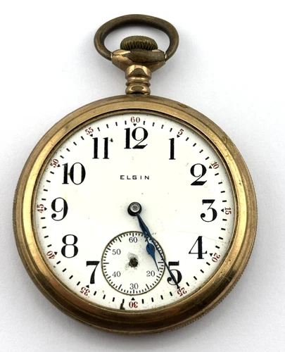 Elgin Antique Mechanical Pocket Watch  7J  16s  GR.291   20877054 NON-WORKING