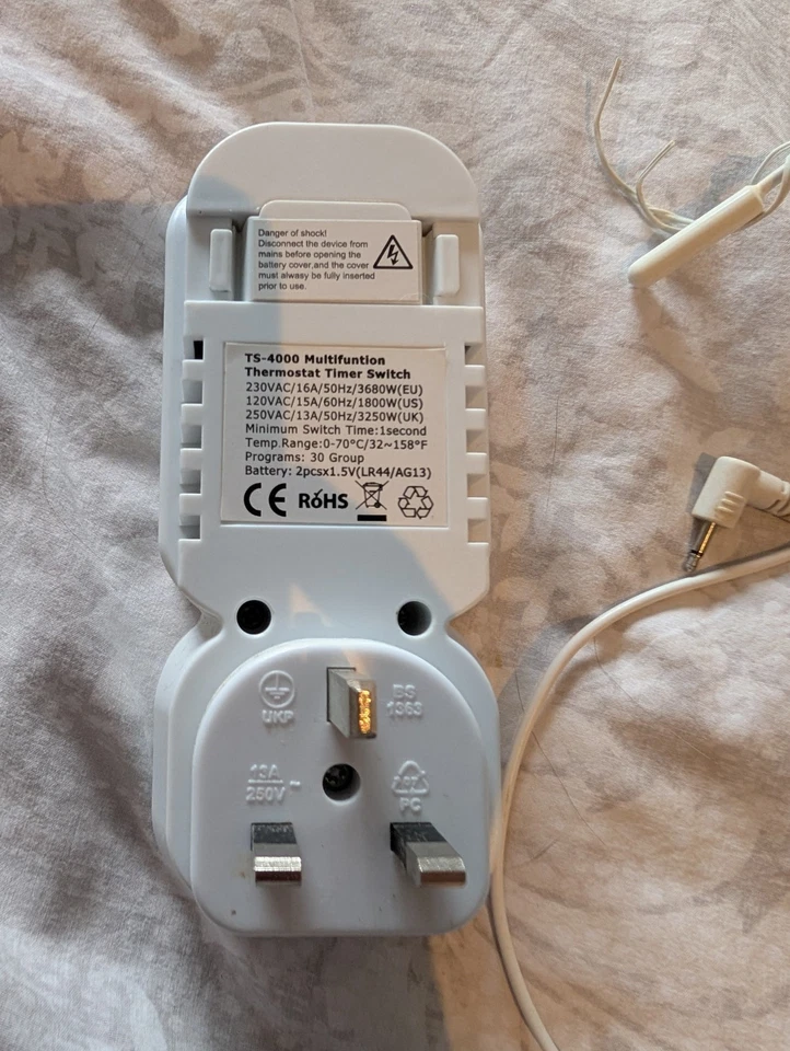 TS-4000 Digital Multifuntion Thermostat Timer Switch Temperature Controller - Image 4 of 4