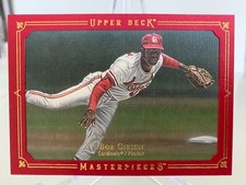 2008 Upper Deck Masterpieces 'Red Frame' Bob Gibson #118 HOF'er