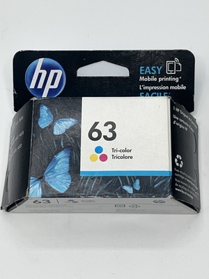 NIB HP 63 (F6U61AN) Tri-Color Ink Cartridge Genuine Office Jet Ink Jet