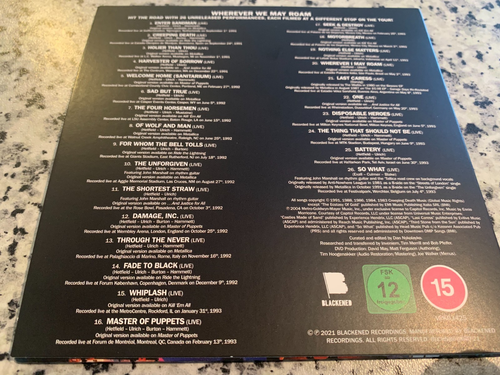 Metallica DVD , Wherever We May Roam, Deluxe Box Set, Black Album, neu! - Bild 2 von 2
