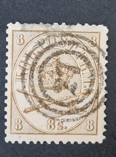 Denmark Classic 1864 8s Used (SG 29) - €125