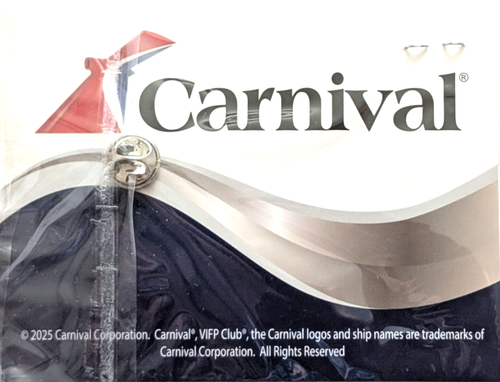 Carnival Magic 2025 VIFP Pin : Platinum & Diamond Collectible Gift : New - Picture 3 of 5