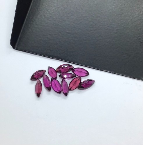 Natural Pink Rodholite Garnet Marquise Cut Faceted Loose Gemstone Making Jewelry - Picture 6 of 9