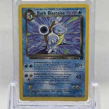 Dark Blastoise 20/82 Pokemon TCG Team Rocket Non Holo Rare LP!