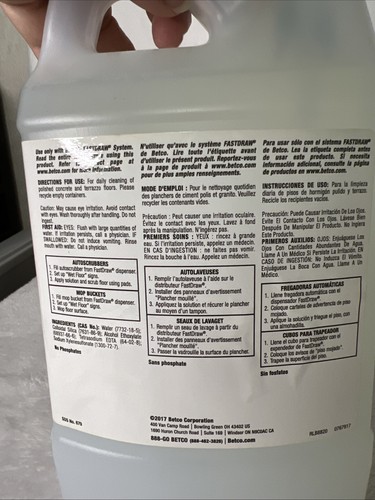 New Betco Densiclean 67.6oz Polished Concrete Terrazzo Cleaner 2L - Picture 4 of 5