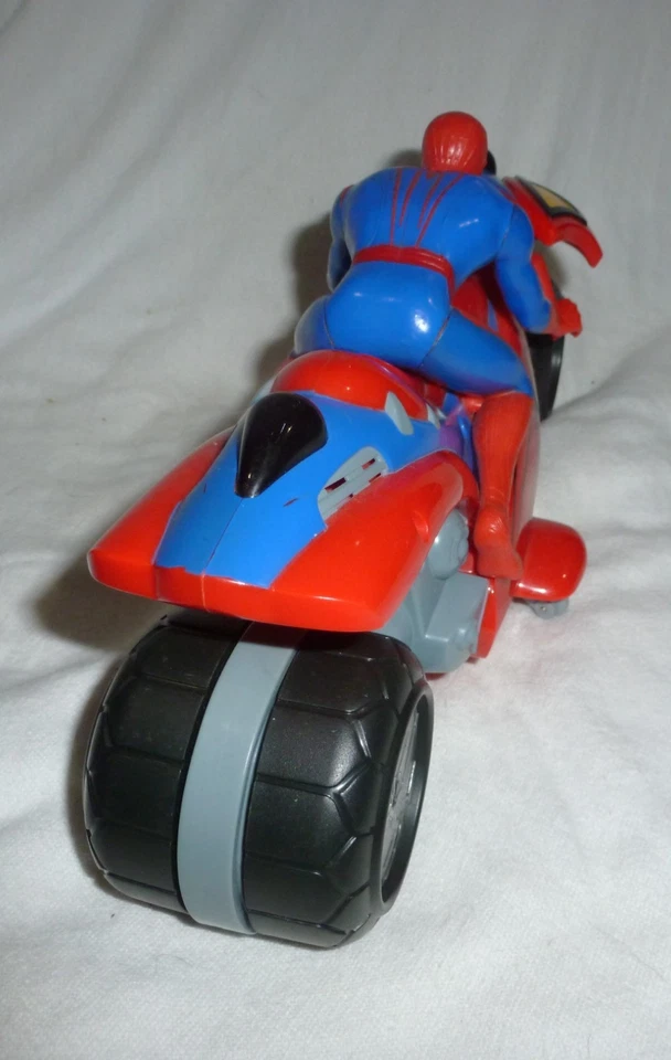 Marvel Comics Thinkway Toys Spider-man Control Remoto Motocicleta Foto 4 de 4