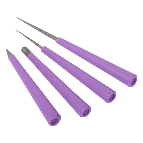 Mini Hand Tools Beading Hole Enlarger Needle Reaming Tipped 4pcs Beading Hole - Picture 4 of 12