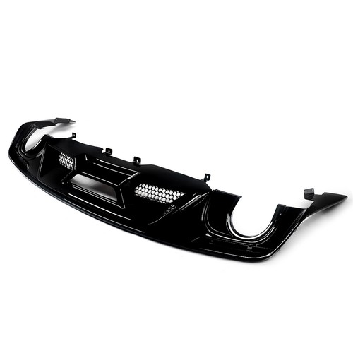 Glossy Black Fits For 2015-2017 Ford Mustang GT500 Look Rear Bumper Lip Diffuser - Picture 3 of 12