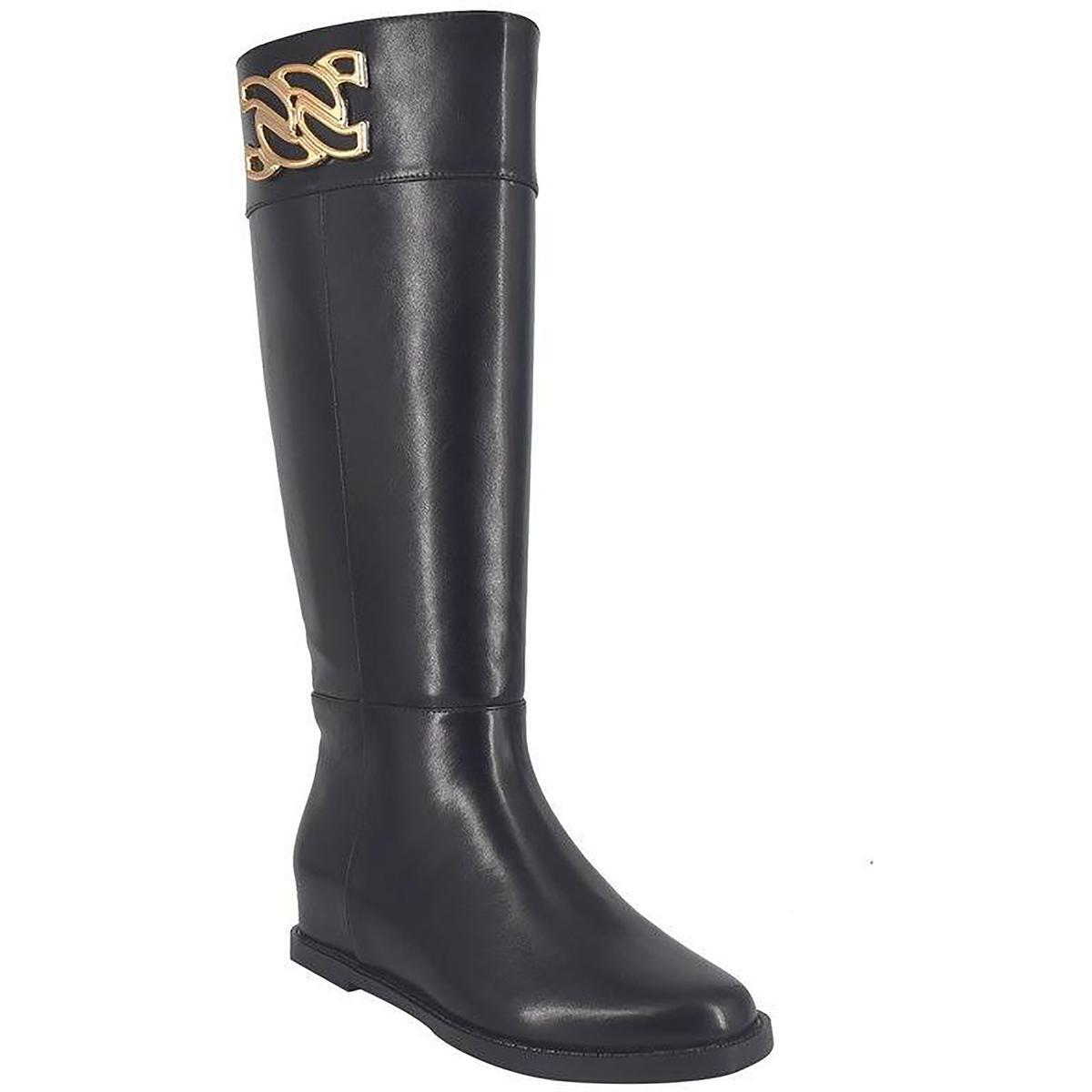 Impo Womens REILEY Black Zip Up Knee-High Boots Shoes 10 Medium (B,M) BHFO 4317
