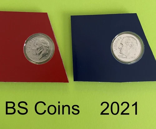 2021 P&D Roosevelt Dime BU in Mint plastic from US Mint Unc. Sets - Ship TODAY!!