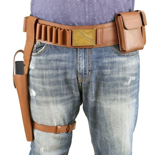 Mandalorian Book of Boba fett Leather Belt Costume Cosplay Prop Star Wars costum - Picture 13 of 20