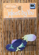 RARE JOLEES By You Mini Egg Plant Vegetables Snack FOOD Scrapbook Non-Adhesive