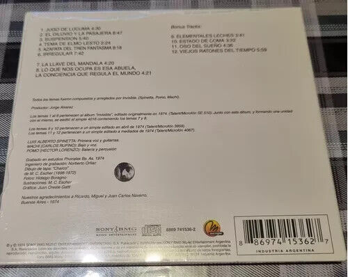 INVISIBLE - INVISIBLE (New Remastered CD Sealed) - Picture 2 of 2