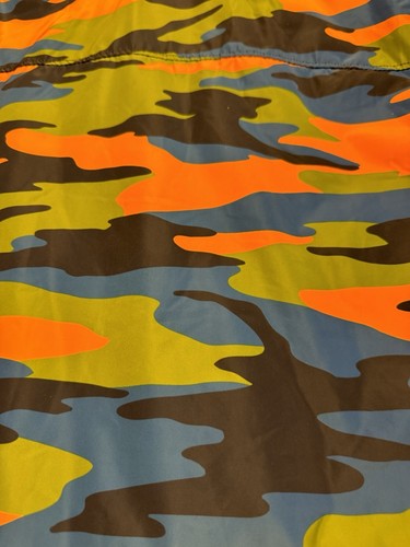 Boy’s •Lands End• Orange Blue Green Camouflage Jacket Coat•Size XXL (18-20) - Picture 5 of 14