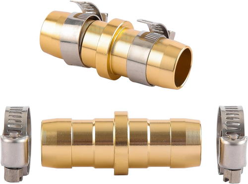 4 Pack Garden Hose Connector Repair Mender Kit with Stainless Clamp,Fits 3/4 - Picture 3 of 12