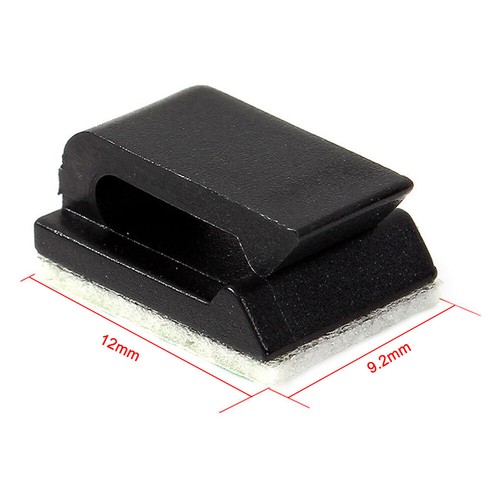 Accessori Auto Morsetto Adesivo Filo Cavo Clip Porta Cavi Fascette Organizzatore - Foto 11 di 12