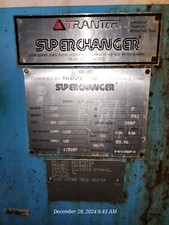 Tranter Superchanger  Cook Water Trim Heater