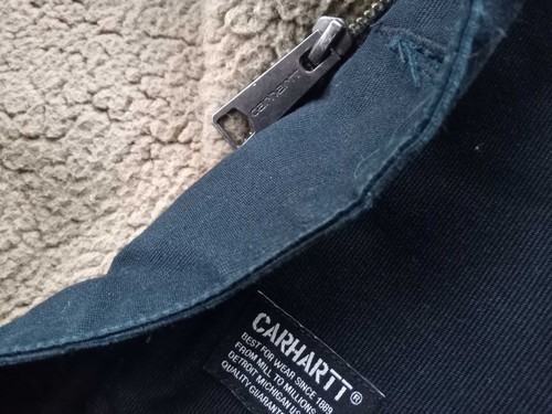 Carhartt Sheffield sherpa lined Jacket Dark Blue, Size S, great condition - Picture 5 of 12