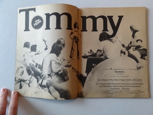 VTG 1975 Curtis Magazine TOMMY - THE WHO Movie Filmbook ROCK OPERA Roger Daltrey - Picture 3 of 12