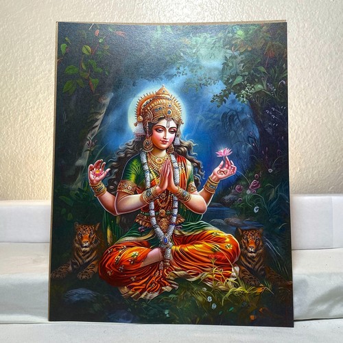 Hindu Art Poster 11"X14" - Krishna Shiva Ganesha Durga Lakshmi Saraswati Art - Picture 31 of 40
