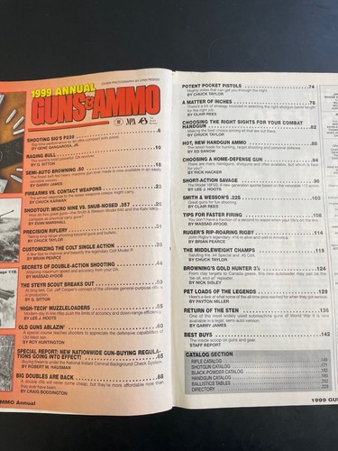 Guns & Ammo 1999 Annual Magazine Shooting Hunting - Picture 2 of 2