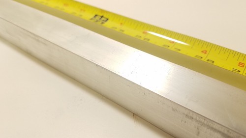 6061 Aluminum Square Bar, 1" Square x 36" long, Solid Stock T6511 - Picture 3 of 4