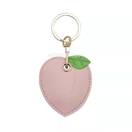 Cute Strawberry Lemon Case for Apple Airtag Protection PU Leather Cover Pendant - Picture 17 of 34