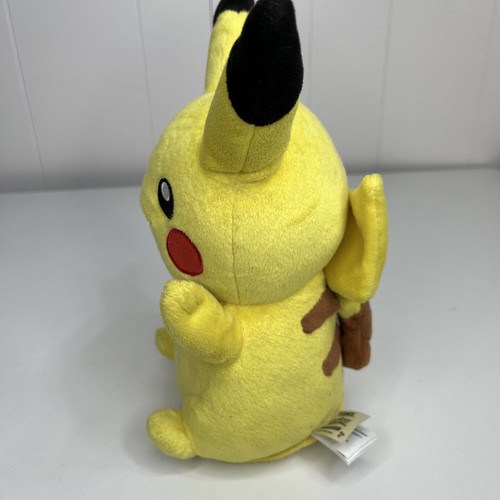 Pikachu Plush Stuffed Toy Talking Light Up Pokemon Tomy 2017 Ears Movable 10.5" - Picture 5 of 9