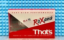 THAT'S  RX-A   "ROXANA"  90  1993  TYPE I    BLANK CASSETTE  TAPE (SEALED)